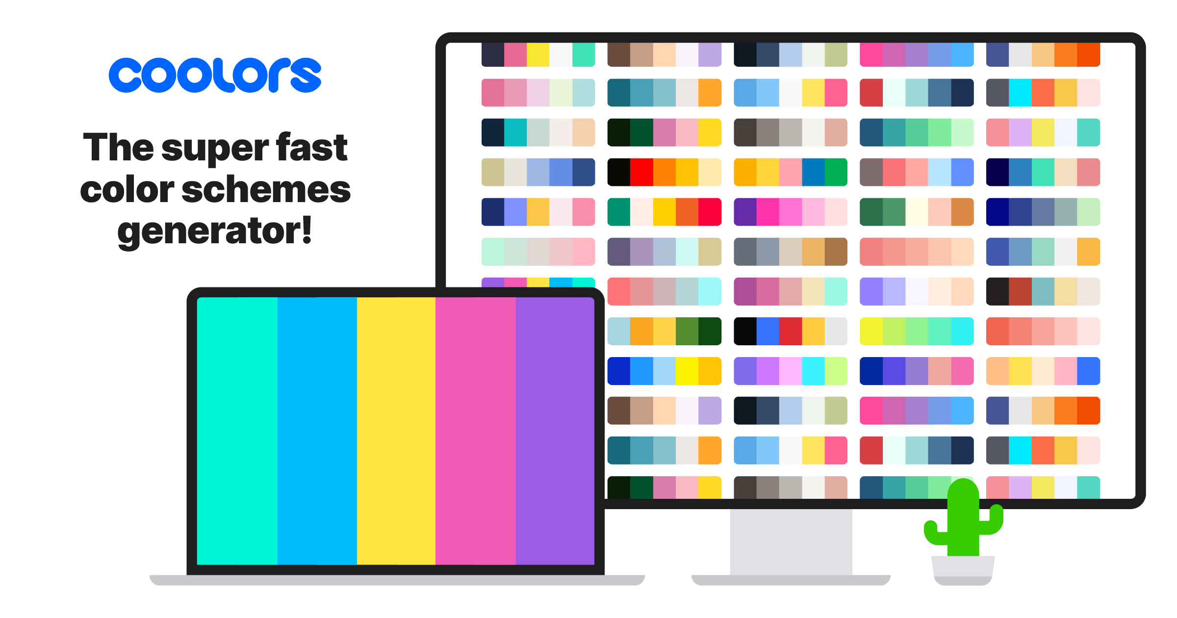 Screenshot of Coolors