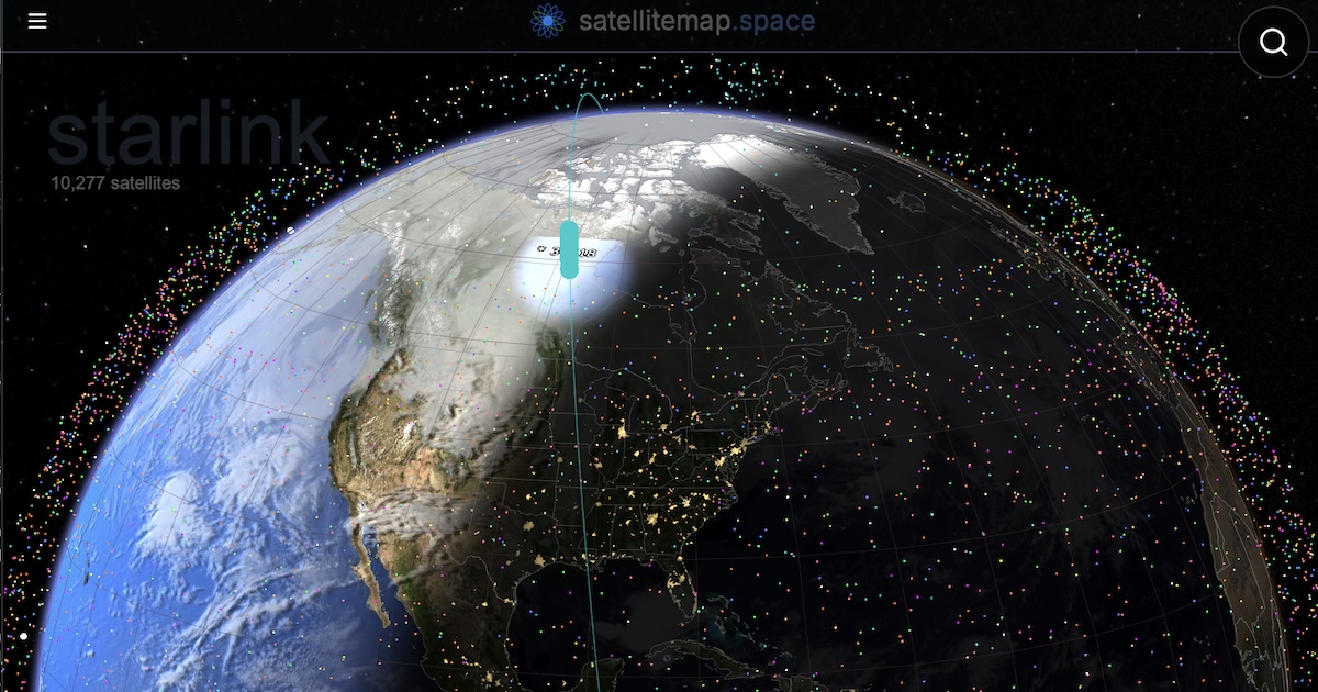 Satellite Map 网站截图