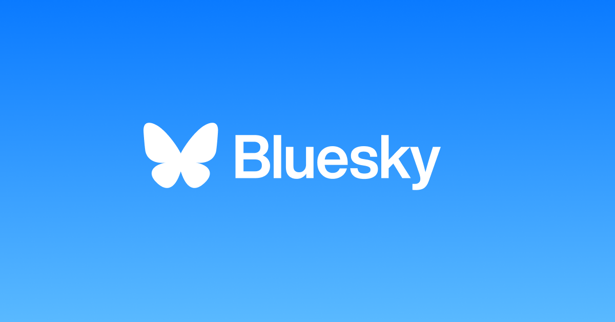 Screenshot of Bluesky
