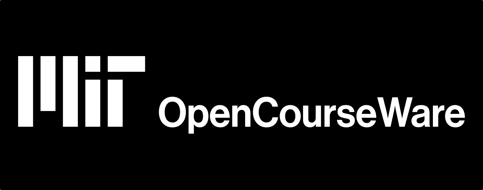 Screenshot of MIT OpenCourseWare