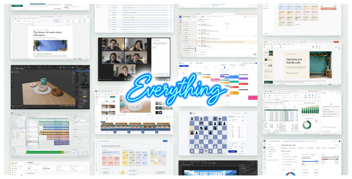 Screenshot of Everything (Puter)