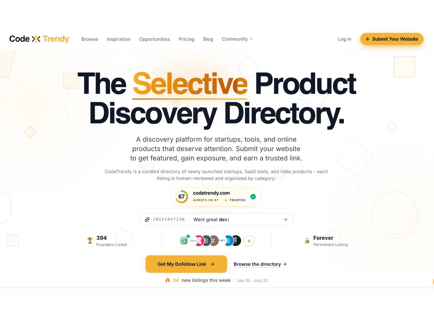 Screenshot 1 of CodeTrendy