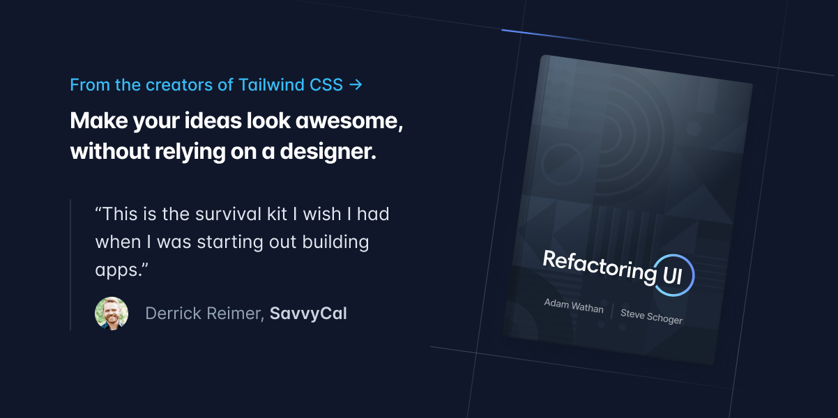 Screenshot of Refactoring UI