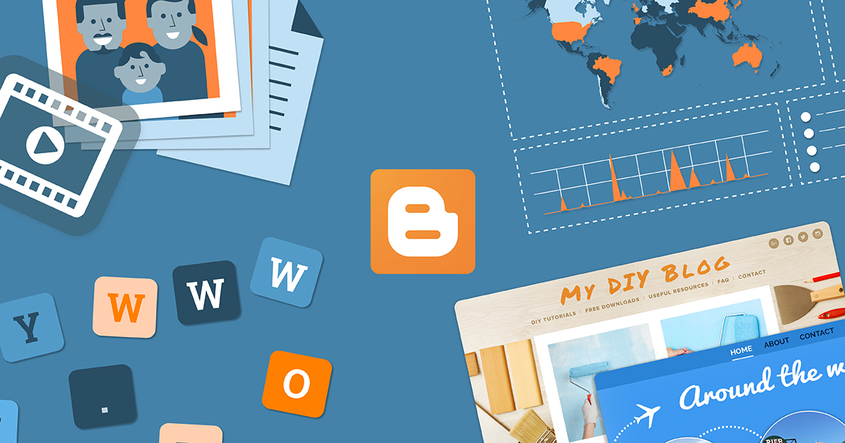 Screenshot of Blogger