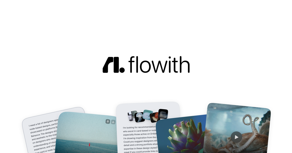 Screenshot of Flowith