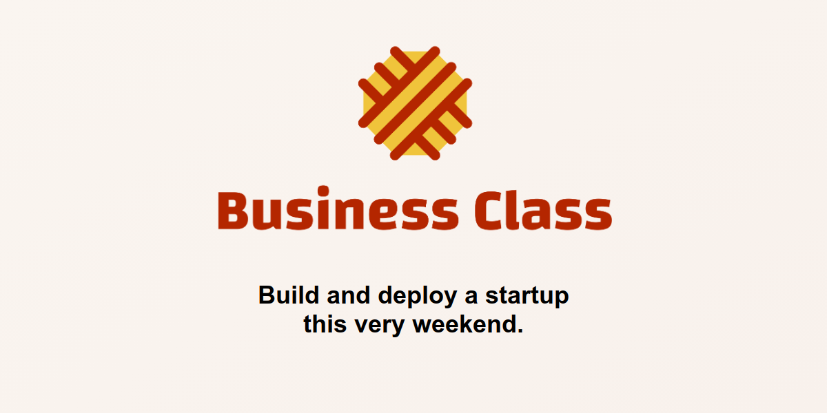 Screenshot of Business Class