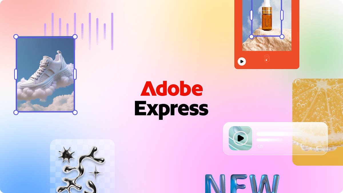 Screenshot of Adobe Express